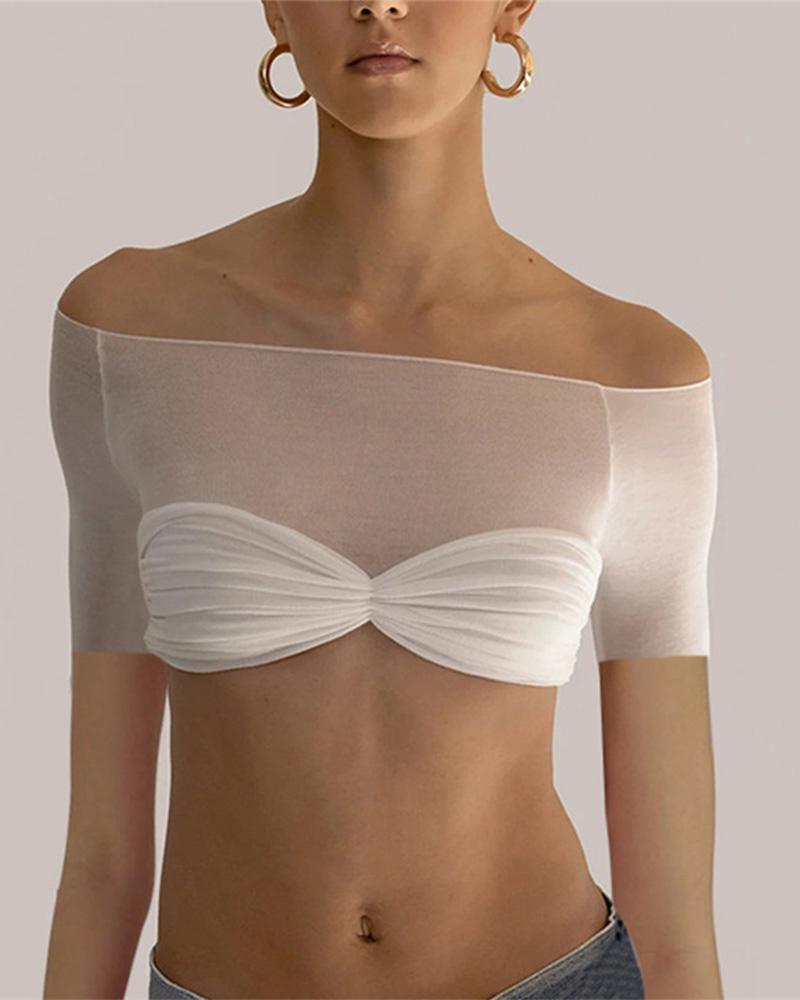 Bralet Mesh Tube Top