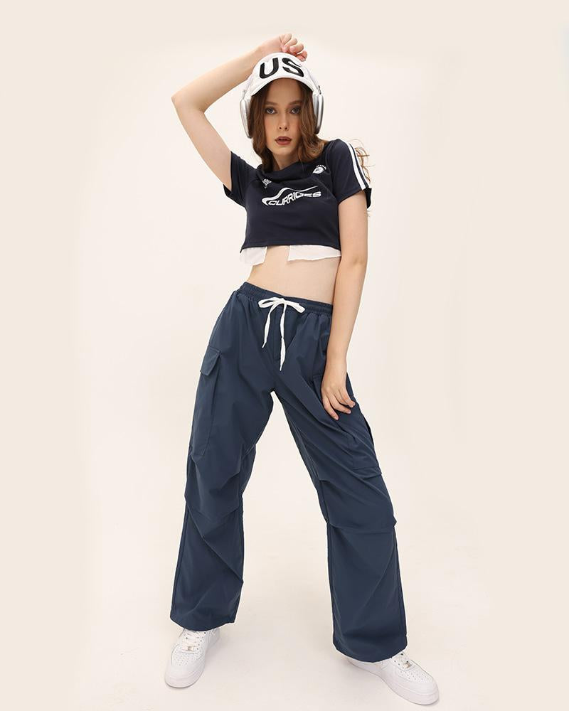 Curridge Biker Crop Top