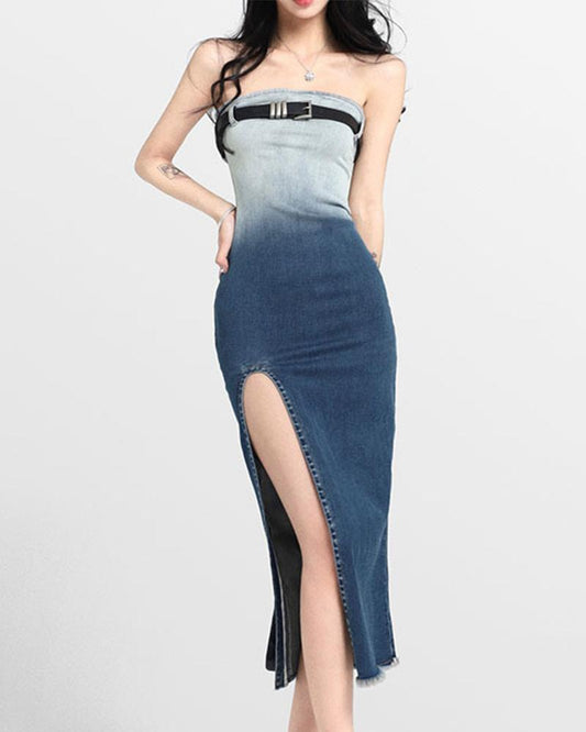 Stormwall Tube Denim Dress