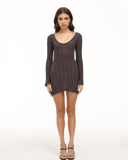 Dawn Aether Square Neck Dress