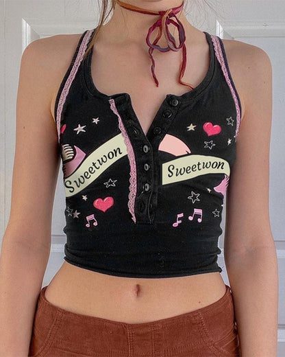 Sweetwon Cropped Tank Top