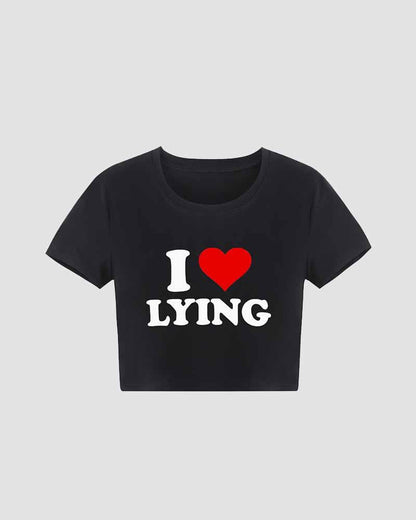 I Heart Lying Baby T-Shirt