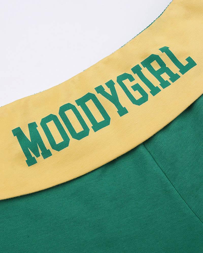 Moody Girl Contrast Shorts