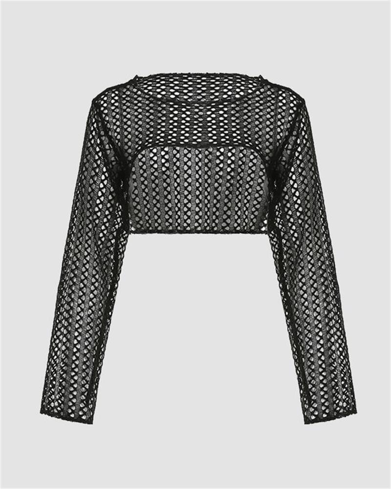 Twyla Fishnet Bolero