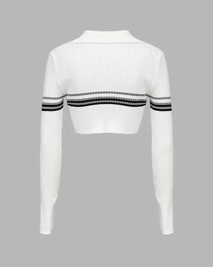 Opportune Ribbed Cropped Top