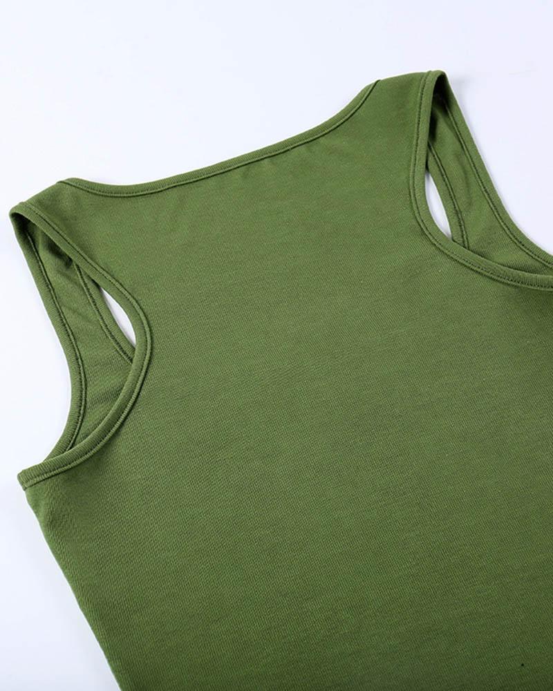 Geod Scoop Neck Tank Top