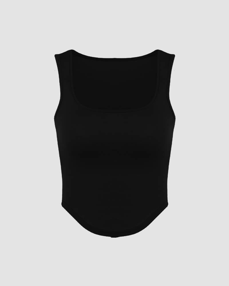 Geod Scoop Neck Tank Top