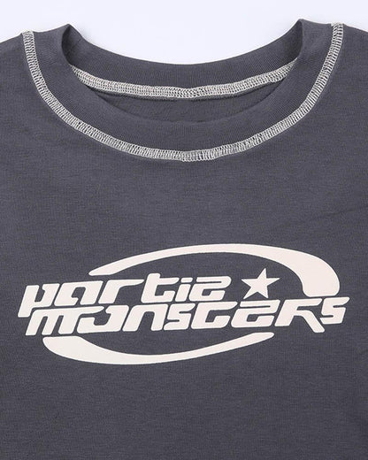 Hartie Monster Graphic Top