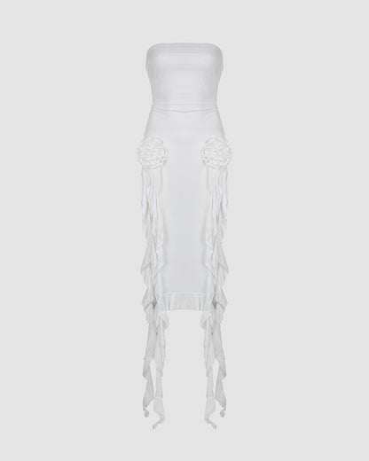 Mya Rose Asymmetric Tube Dress