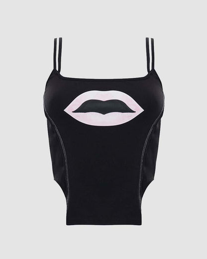 Lip Service Graphic Top