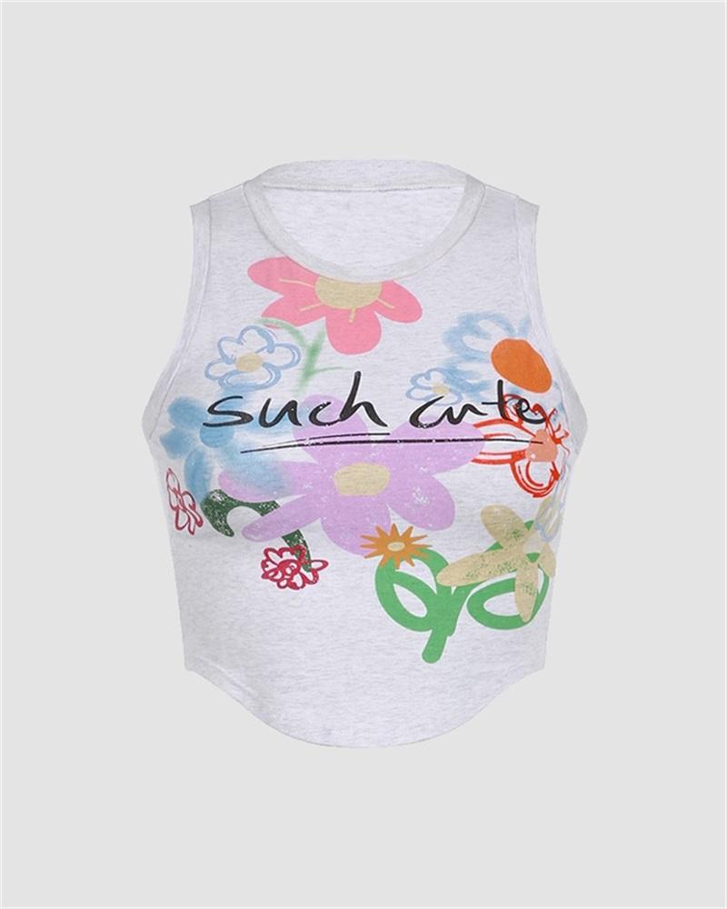 Such Cute Fleur Tank Top