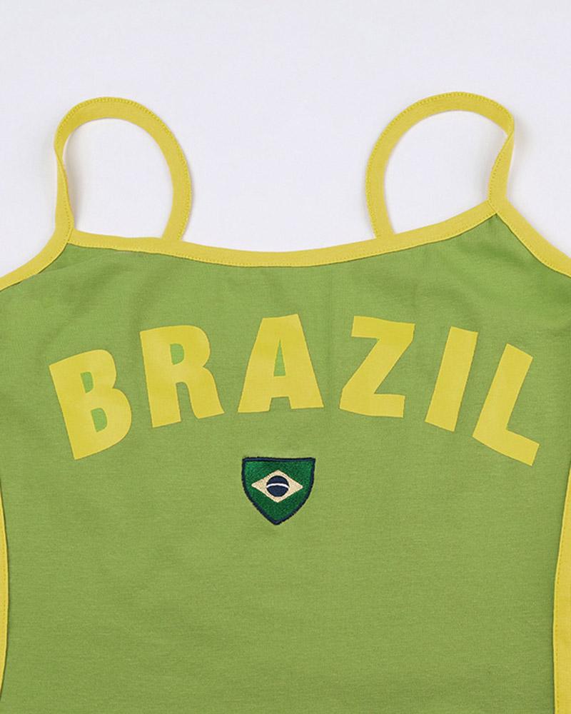 Team Brazil Cami Top