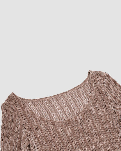 Elven Woodlands Ribbed Sweater Dress