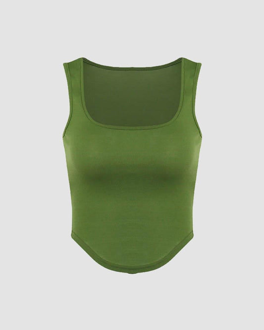 Geod Scoop Neck Tank Top