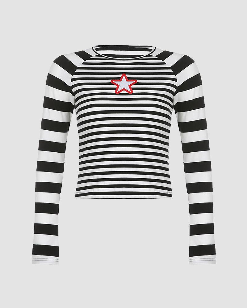 Anticlass Star Stripe Top