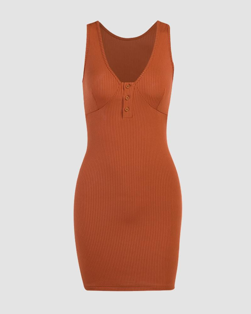 Ophelia Plunging Bodycon Dress