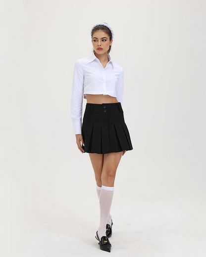 Summer School Cropped Shirt