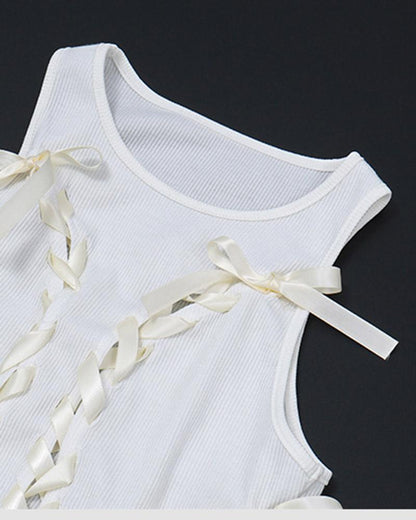 Sweetcross Ribbon Tank Top