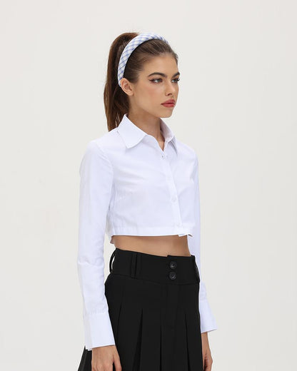 Summer School Cropped Shirt