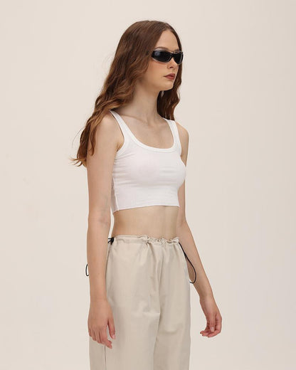 No Fuss Cropped Tank Top