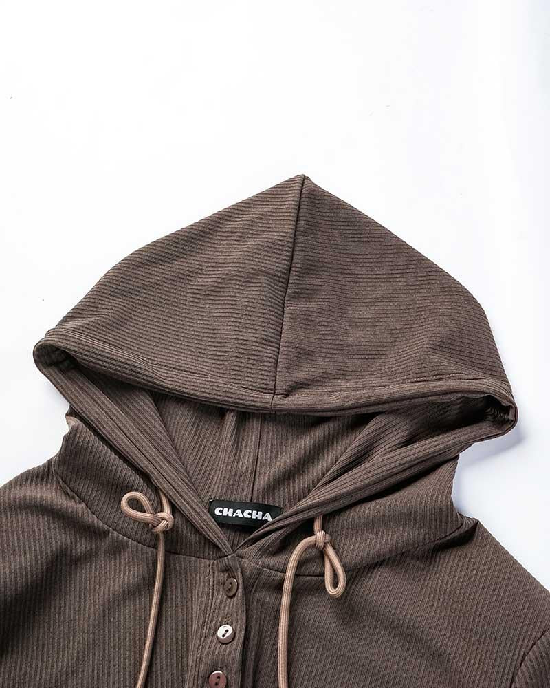 Impulse Edge Cropped Hoodie