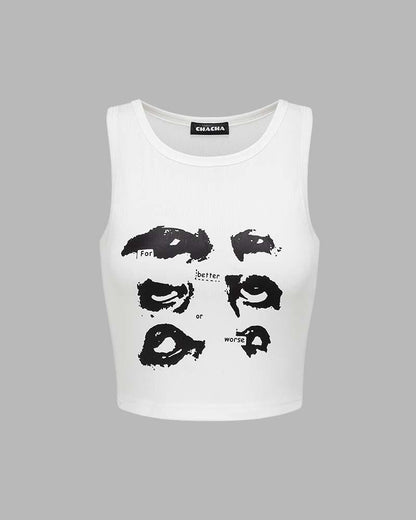 Eyeroll Study Baby Tank Top