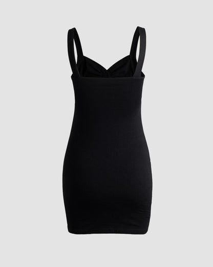 Obsidian Sweetheart Cut Out Dress