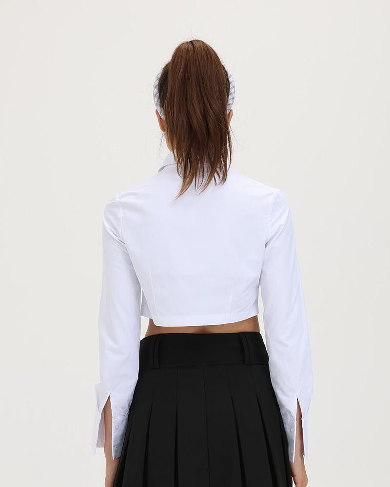 Summer School Cropped Shirt