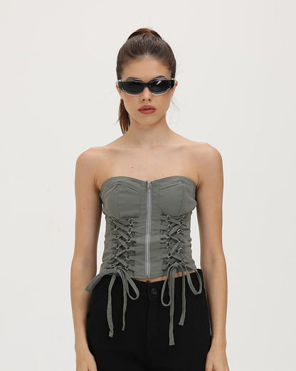 Olive Knolls Corset Top