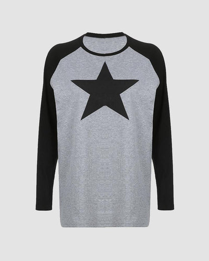 Classic Star Raglan Oversized Top