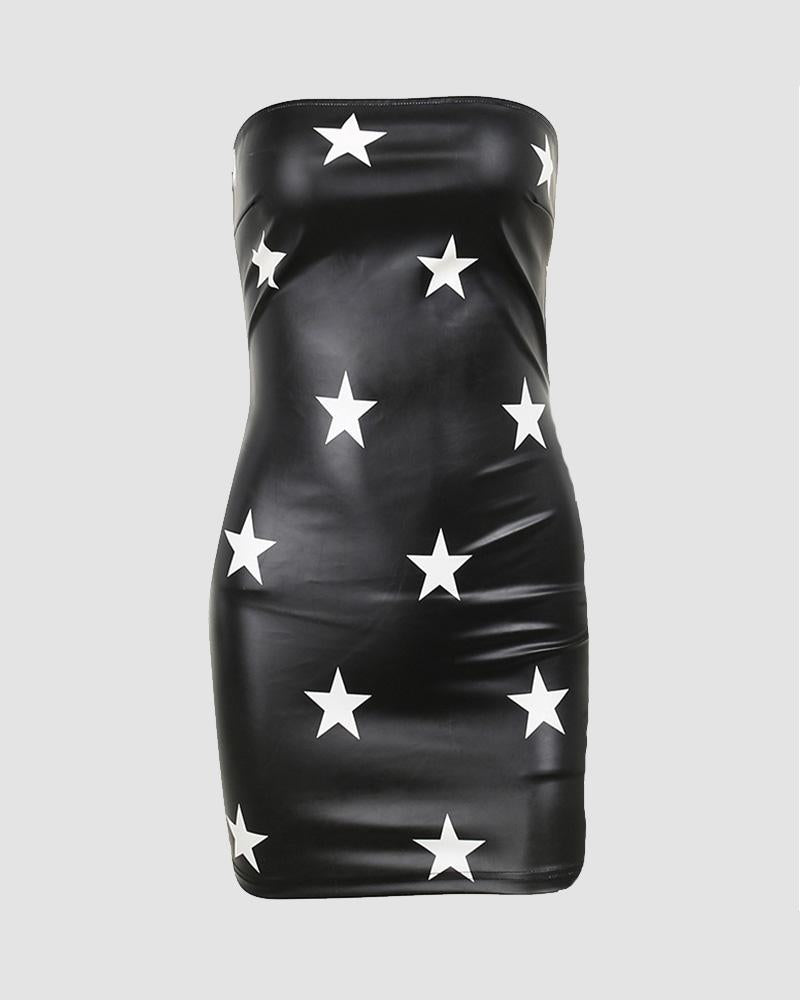 Milky Stars Tube Dress