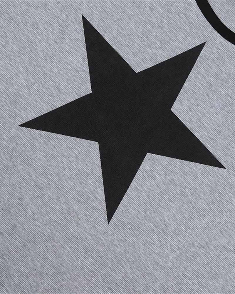 Classic Star Raglan Oversized Top