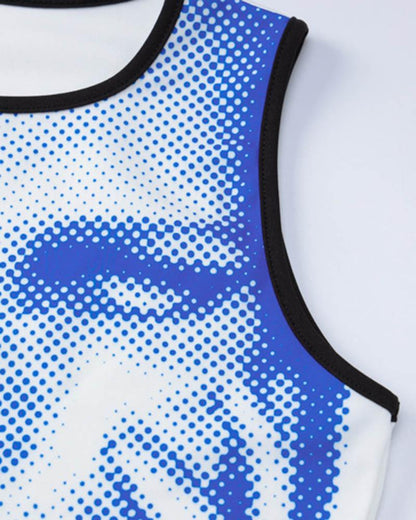 Fierce Fatale Graphic Cropped Tank Top