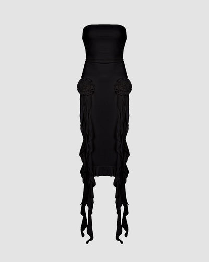 Mya Rose Asymmetric Tube Dress