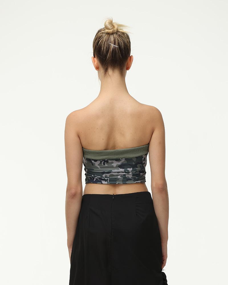 Biolesque Camo Tube Top