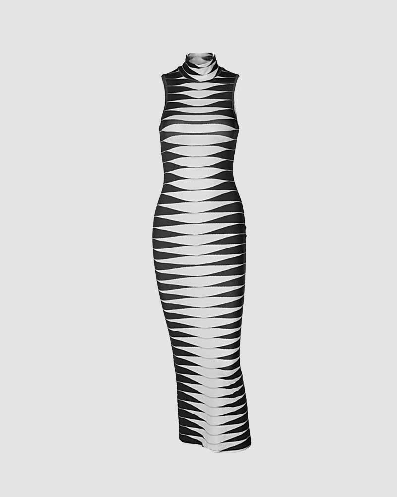 Wavelength Bodycon Dress