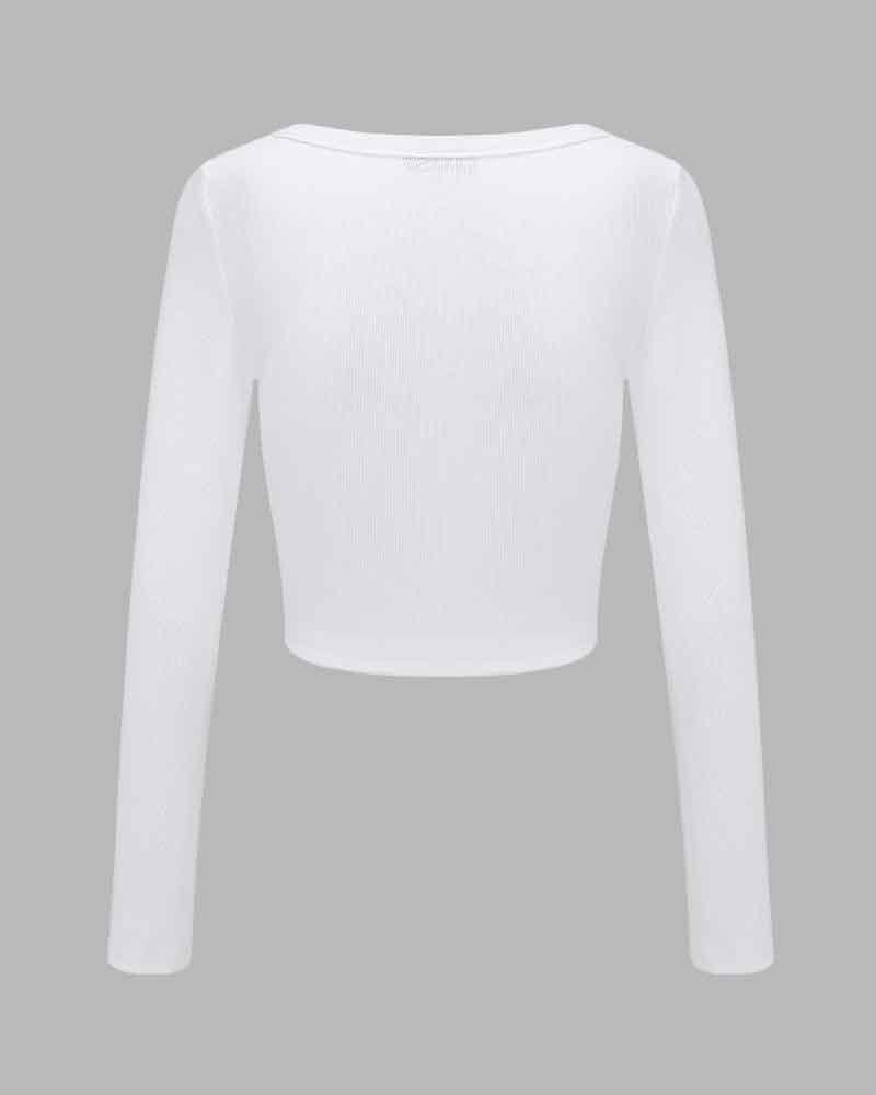 Esshall Scoop Neck Cropped Top