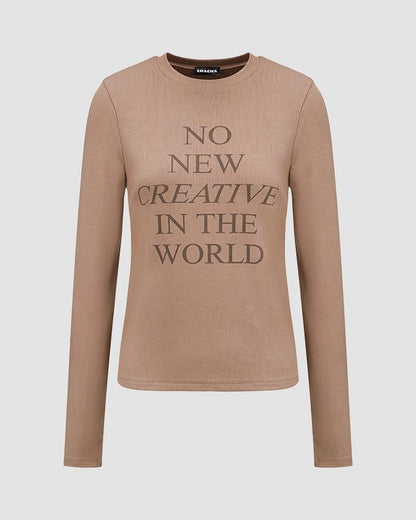 No New Creative Graphic Top