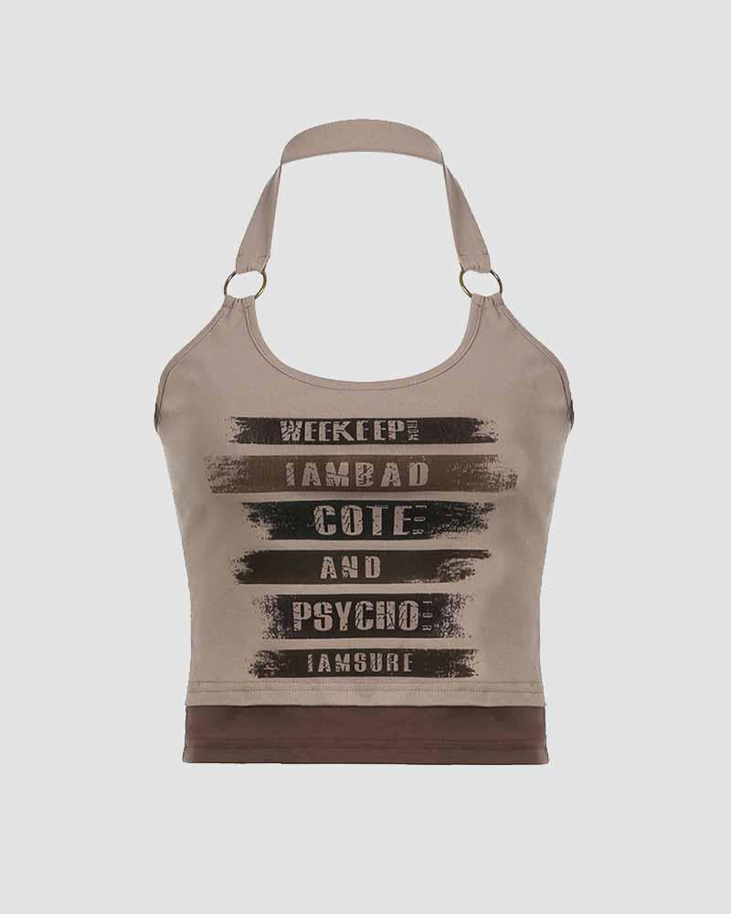 Cute and Psycho Baddie Tank Top