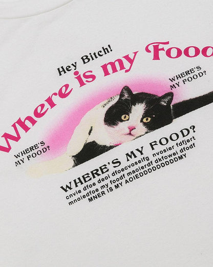 B*tch Where's My Food Cropped T-Shirt