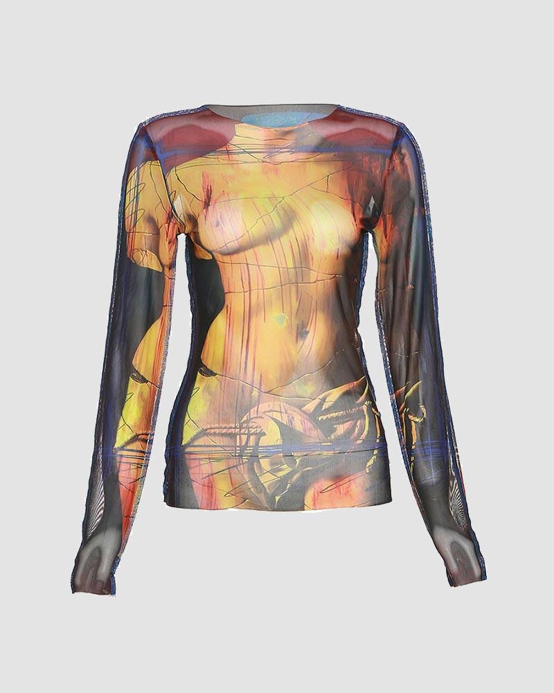 Renaissance Bod Graphic Top