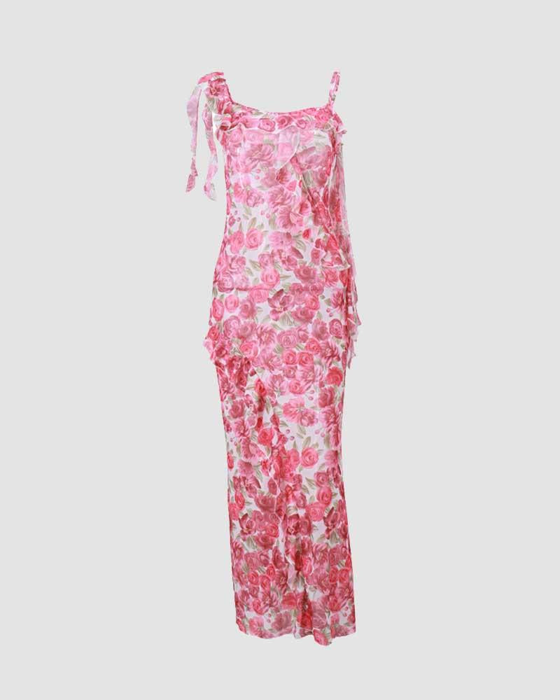 Rowelia Skin Maxi Floral Dress