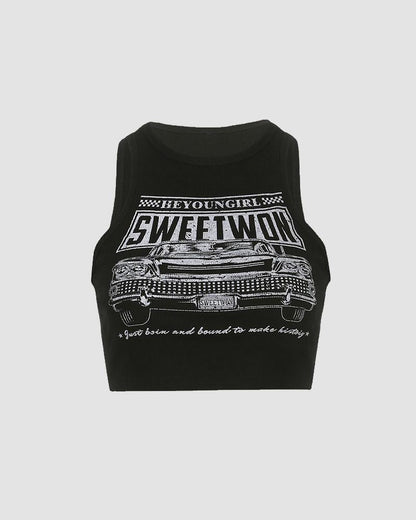 Sweetwon Drivers Seat Crop Top