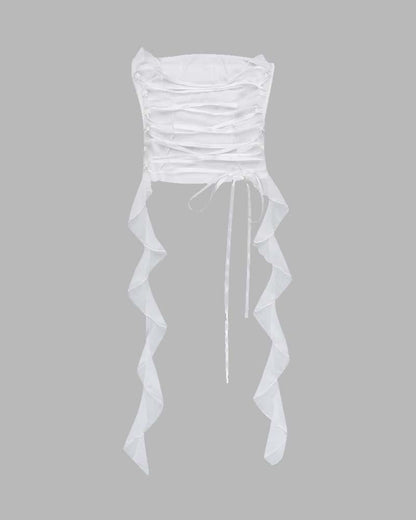 Shoelace Tube Corset Top