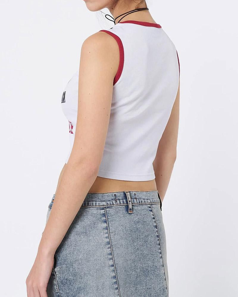 Music is Hypnotic Cropped Tank Top