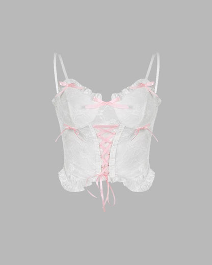 Peaches In Bloom Corset Top