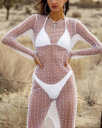 Pearlesence Behold Mesh Dress