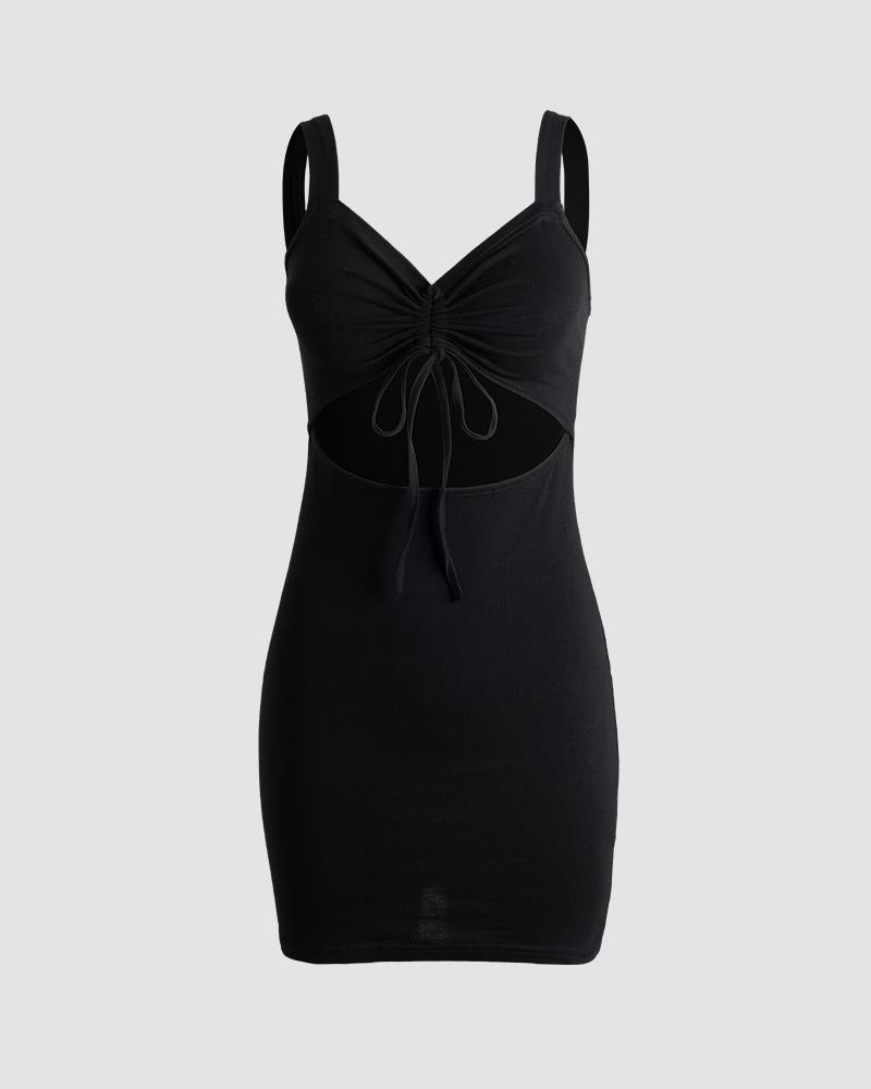 Obsidian Sweetheart Cut Out Dress