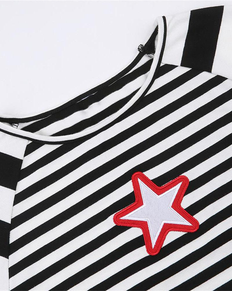 Anticlass Star Stripe Top