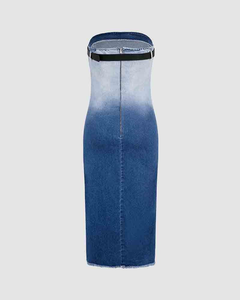 Stormwall Tube Denim Dress